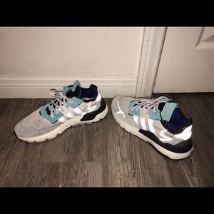 Adidas Nite Jogger, White Cloud, Easy Mint